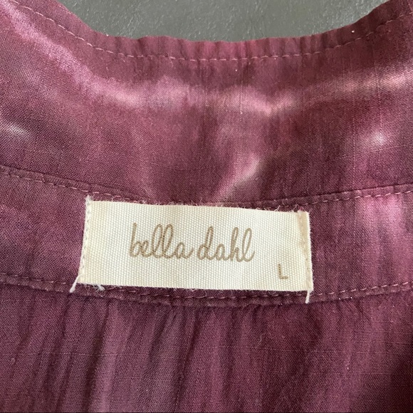 Bella Dahl Long Sleeve Button Down Tie-Dye Shirt - Picture 3 of 7